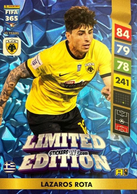 Sticker Lazaros Rota - FIFA 365: 2024-2025. Adrenalyn XL
 n. LE142 - Panini
