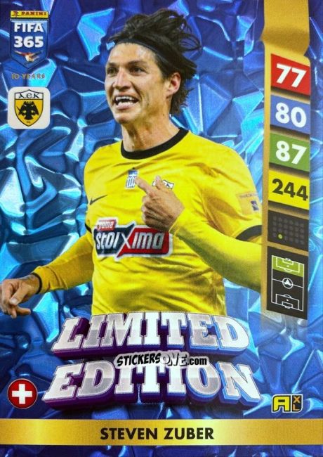 Cromo Steven Zuber - FIFA 365: 2024-2025. Adrenalyn XL
 n. LE147 - Panini