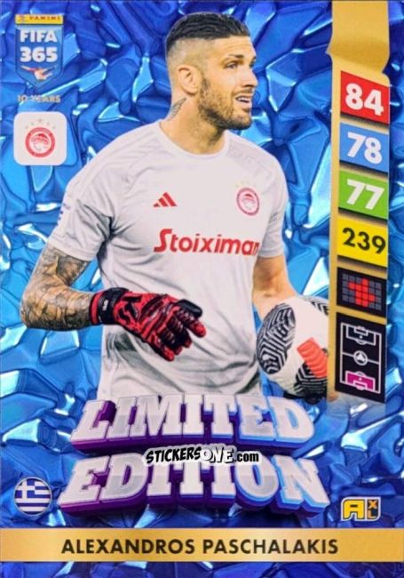 Sticker Alexandros Paschalakis - FIFA 365: 2024-2025. Adrenalyn XL
 n. LE148 - Panini