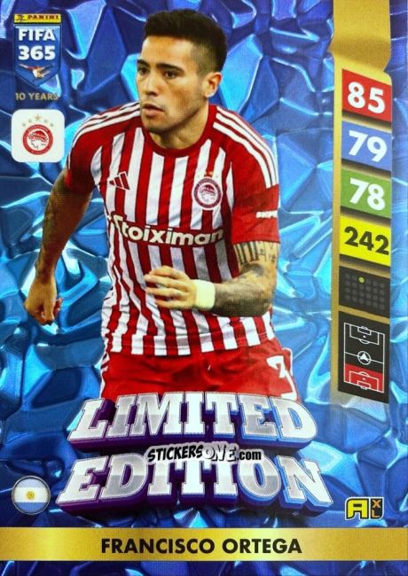 Sticker Francisco Ortega - FIFA 365: 2024-2025. Adrenalyn XL
 n. LE153 - Panini