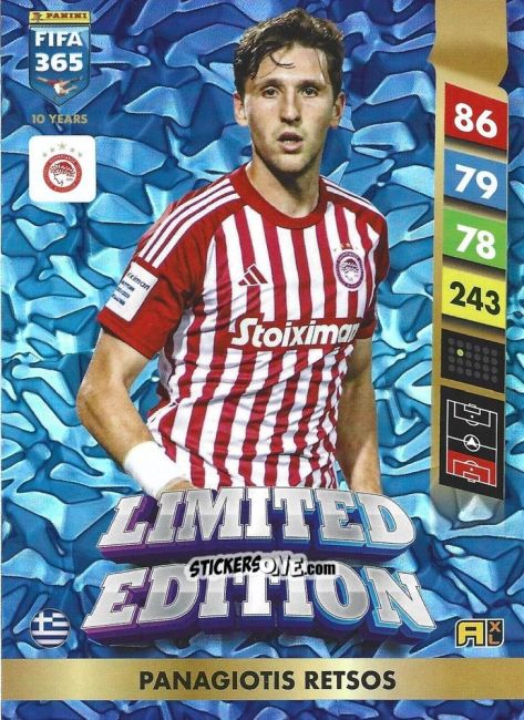 Sticker Panagiotis Retsos - FIFA 365: 2024-2025. Adrenalyn XL
 n. LE157 - Panini