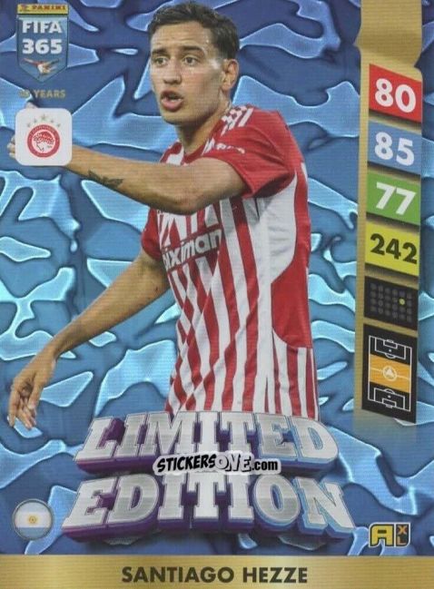 Cromo Santiago Hezze - FIFA 365: 2024-2025. Adrenalyn XL
 n. LE159 - Panini