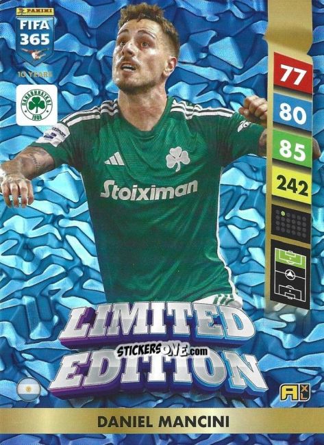 Sticker Daniel Mancini - FIFA 365: 2024-2025. Adrenalyn XL
 n. LE164 - Panini