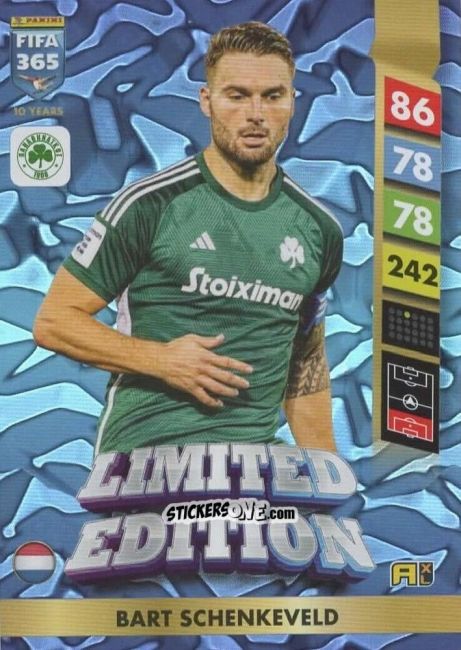 Sticker Schenkeveld - FIFA 365: 2024-2025. Adrenalyn XL
 n. LE169 - Panini