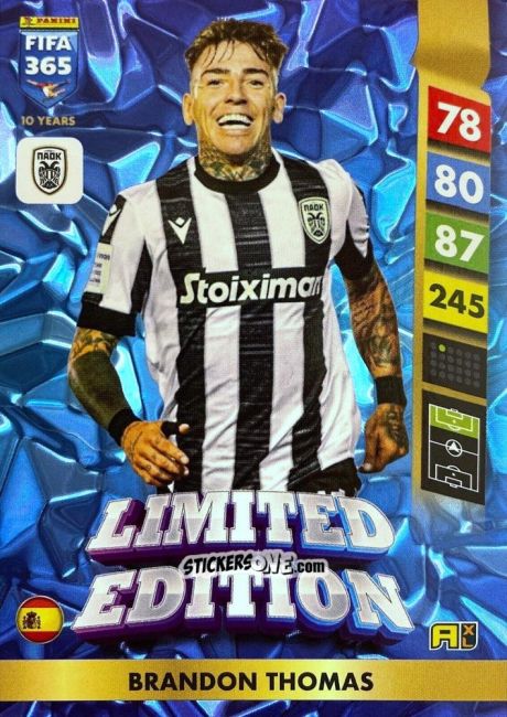 Sticker Brandon Thomas - FIFA 365: 2024-2025. Adrenalyn XL
 n. LE174 - Panini