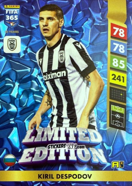 Sticker Kiril Despodov - FIFA 365: 2024-2025. Adrenalyn XL
 n. LE178 - Panini
