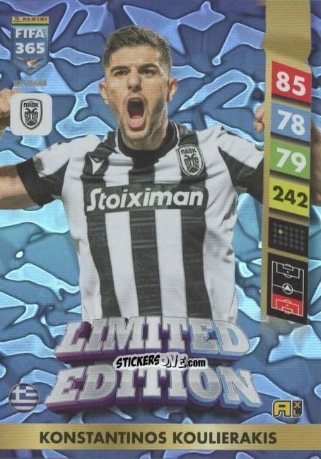 Sticker Konstantinos Koulierakis - FIFA 365: 2024-2025. Adrenalyn XL
 n. LE179 - Panini