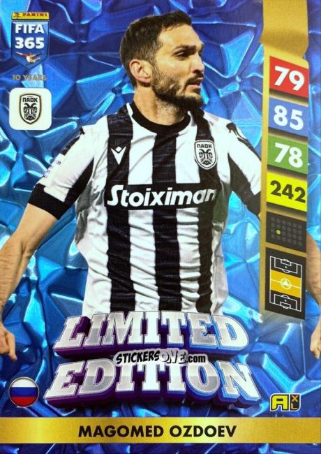 Sticker Magomed Ozdoev - FIFA 365: 2024-2025. Adrenalyn XL
 n. LE180 - Panini