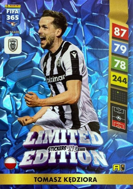 Sticker Tomasz Kędziora - FIFA 365: 2024-2025. Adrenalyn XL
 n. LE183 - Panini
