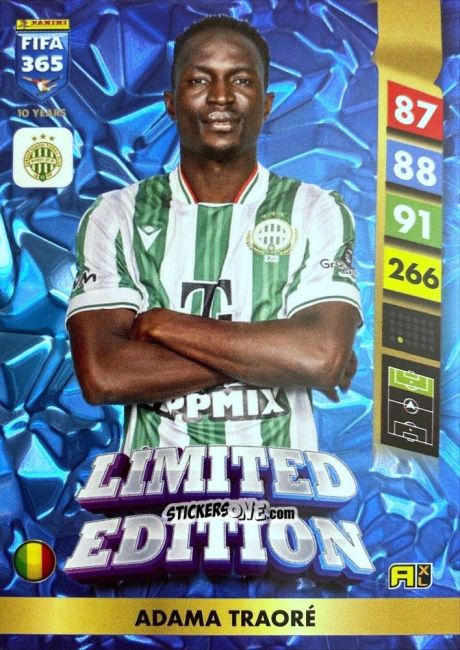 Sticker Adama Traoré - FIFA 365: 2024-2025. Adrenalyn XL
 n. LE184 - Panini