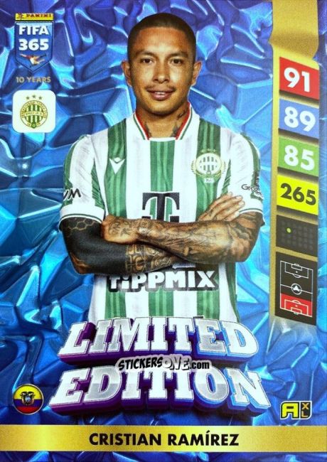 Sticker Cristian Ramírez - FIFA 365: 2024-2025. Adrenalyn XL
 n. LE188 - Panini