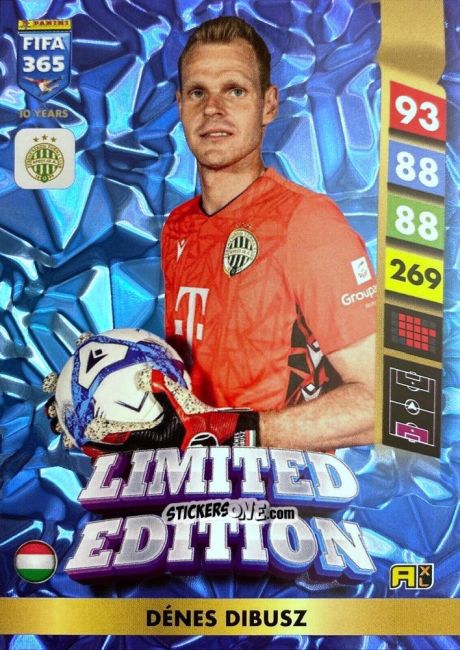 Sticker Dénes Dibusz - FIFA 365: 2024-2025. Adrenalyn XL
 n. LE189 - Panini