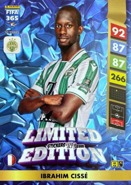 Sticker Ibrahim Cissé - FIFA 365: 2024-2025. Adrenalyn XL
 n. LE191 - Panini