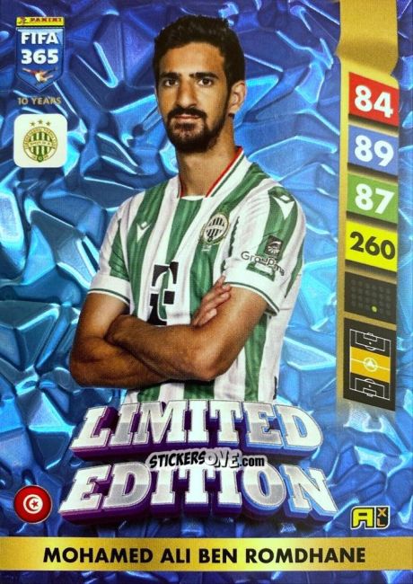 Cromo Mohamed Ali Ben Romdhane - FIFA 365: 2024-2025. Adrenalyn XL
 n. LE194 - Panini