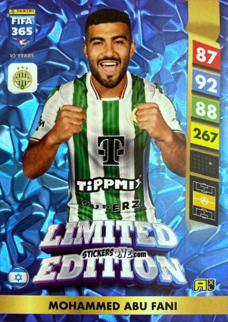 Figurina Mohammed Abu Fani - FIFA 365: 2024-2025. Adrenalyn XL
 n. LE195 - Panini