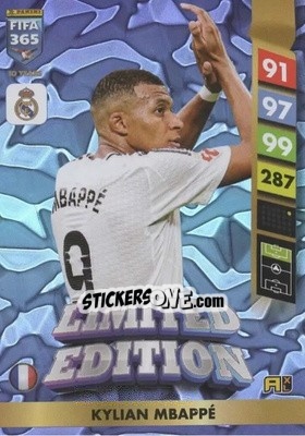 Sticker Kylian Mbappé - FIFA 365: 2024-2025. Adrenalyn XL
 n. LE202 - Panini