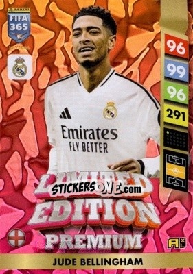 Sticker Jude Bellingham - FIFA 365: 2024-2025. Adrenalyn XL
 n. PLE12 - Panini