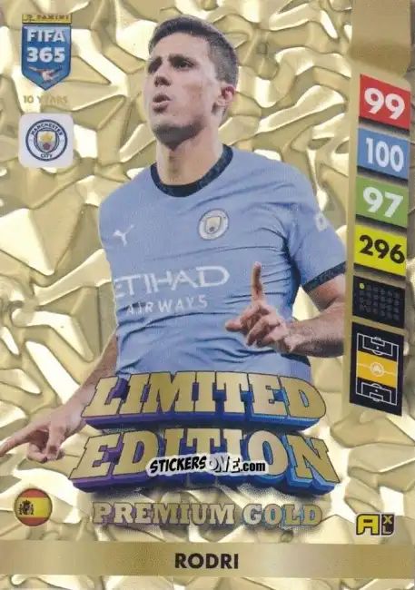 Cromo Rodri - FIFA 365: 2024-2025. Adrenalyn XL
 n. PGLE2 - Panini