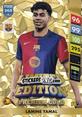 Sticker Lamine Yamal - FIFA 365: 2024-2025. Adrenalyn XL
 n. PGLE5 - Panini