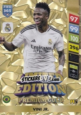 Sticker Vini Jr. - FIFA 365: 2024-2025. Adrenalyn XL
 n. PGLE6 - Panini