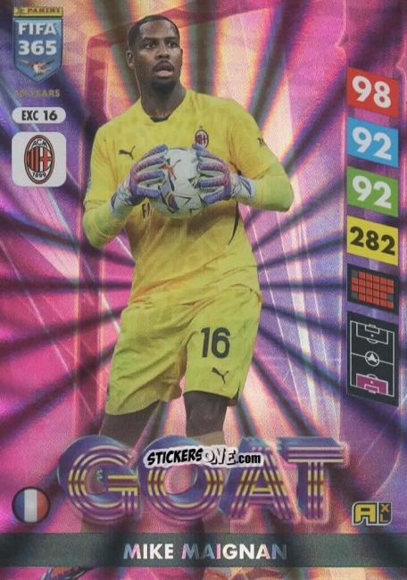 Cromo Mike Maignan - FIFA 365: 2024-2025. Adrenalyn XL
 n. EXC16 - Panini