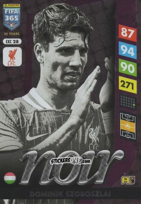 Cromo Dominik Szoboszlai - FIFA 365: 2024-2025. Adrenalyn XL
 n. EXC28 - Panini