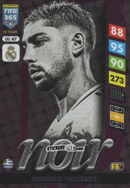 Cromo Federico Valverde - FIFA 365: 2024-2025. Adrenalyn XL
 n. EXC47 - Panini