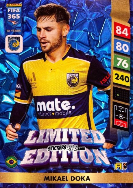 Sticker Mikael Doka - FIFA 365: 2024-2025. Adrenalyn XL
 n. LE212 - Panini