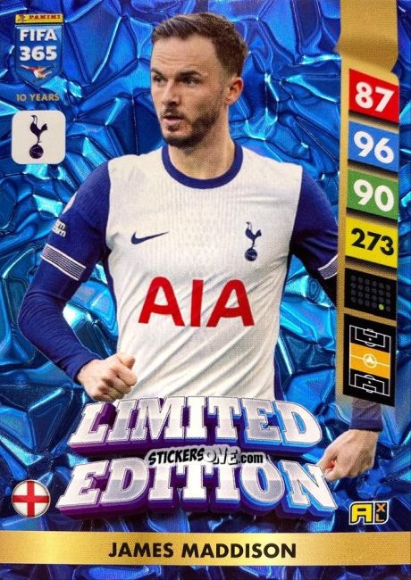 Sticker James Maddison - FIFA 365: 2024-2025. Adrenalyn XL
 n. LE217 - Panini