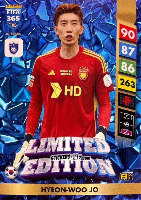 Sticker Hyeon-Woo Jo - FIFA 365: 2024-2025. Adrenalyn XL
 n. LE230 - Panini