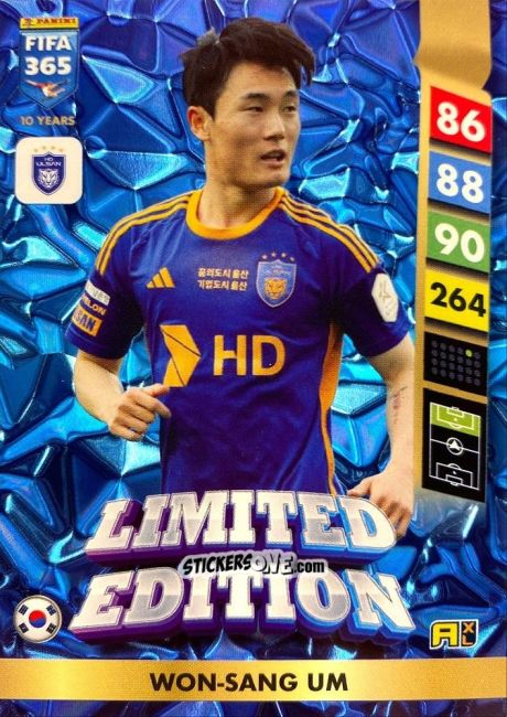 Sticker Won-Sang Um - FIFA 365: 2024-2025. Adrenalyn XL
 n. LE232 - Panini
