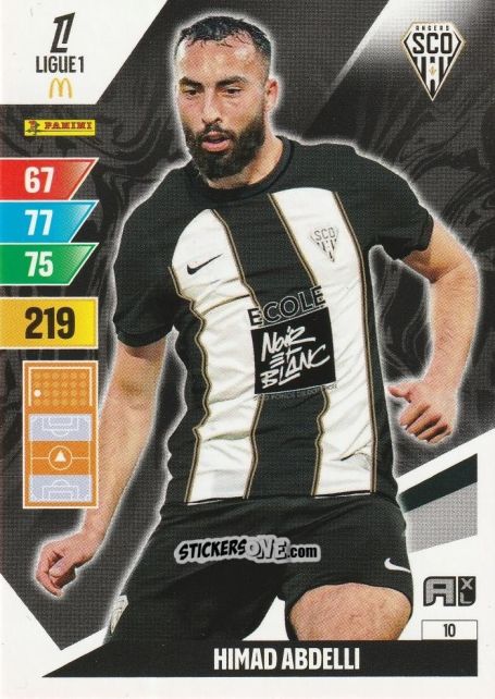 Sticker Himad Abdelli - Ligue 1 2024-2025. Adrenalyn XL n. 10 - Panini