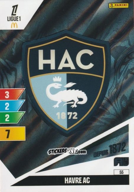 Sticker Ecusson - Ligue 1 2024-2025. Adrenalyn XL n. 55 - Panini