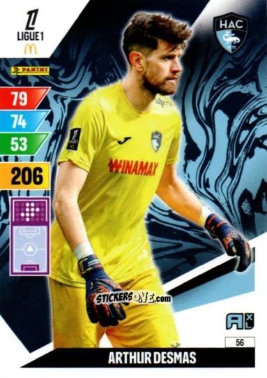 Sticker Arthur Desmas - Ligue 1 2024-2025. Adrenalyn XL n. 56 - Panini