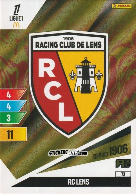 Cromo Ecusson - Ligue 1 2024-2025. Adrenalyn XL n. 73 - Panini