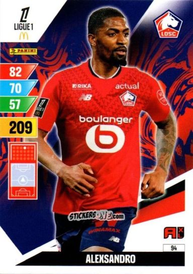 Cromo Alexsandro - Ligue 1 2024-2025. Adrenalyn XL n. 94 - Panini