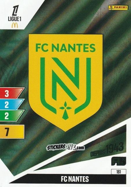 Sticker Ecusson - Ligue 1 2024-2025. Adrenalyn XL n. 181 - Panini