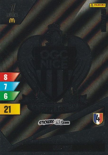 Figurina Ecusson - Ligue 1 2024-2025. Adrenalyn XL n. 199bis - Panini