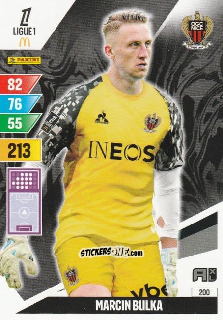 Sticker Marcin Bulka - Ligue 1 2024-2025. Adrenalyn XL n. 200 - Panini