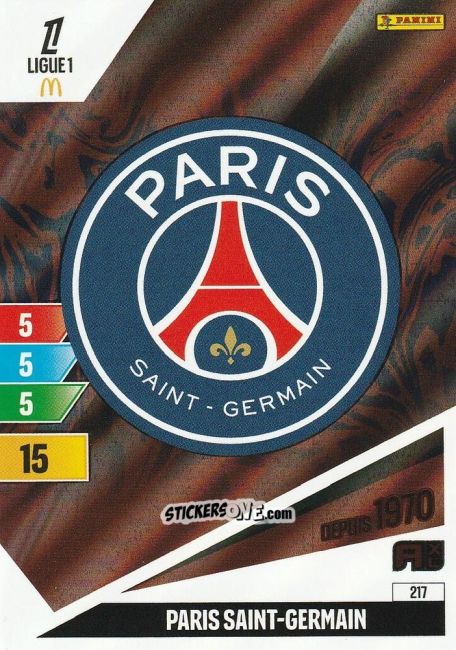 Sticker Ecusson - Ligue 1 2024-2025. Adrenalyn XL n. 217 - Panini