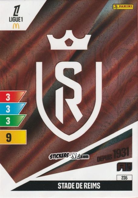 Sticker Ecusson - Ligue 1 2024-2025. Adrenalyn XL n. 235 - Panini