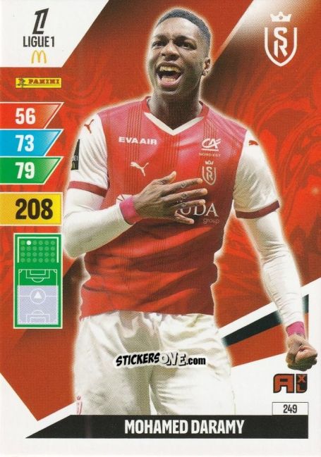 Sticker Mohamed Daramy - Ligue 1 2024-2025. Adrenalyn XL n. 249 - Panini