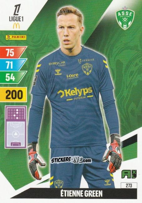 Sticker Etienne Green - Ligue 1 2024-2025. Adrenalyn XL n. 273 - Panini