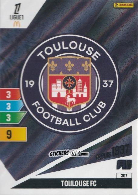 Sticker Ecusson - Ligue 1 2024-2025. Adrenalyn XL n. 307 - Panini