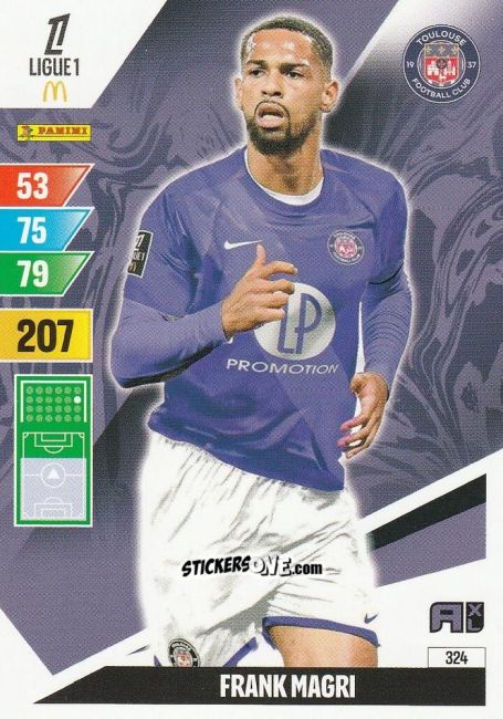 Sticker Frank Magri - Ligue 1 2024-2025. Adrenalyn XL n. 324 - Panini