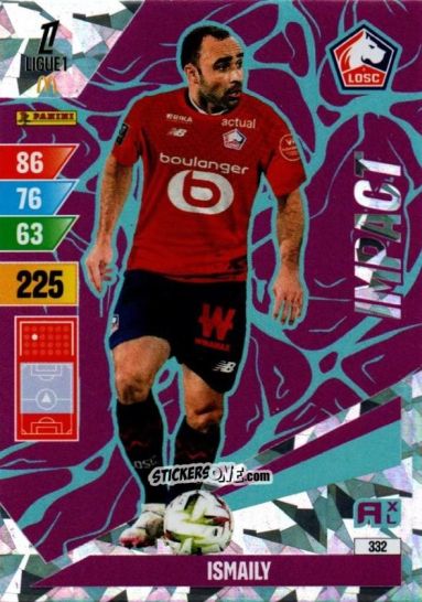 Sticker Isamily - Ligue 1 2024-2025. Adrenalyn XL n. 332 - Panini