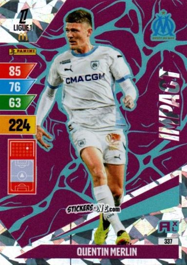 Sticker Quentin Merlin - Ligue 1 2024-2025. Adrenalyn XL n. 337 - Panini