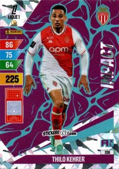 Cromo Thilo Kehrer - Ligue 1 2024-2025. Adrenalyn XL n. 338 - Panini