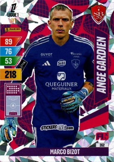 Sticker Marco Bizot - Ligue 1 2024-2025. Adrenalyn XL n. 352 - Panini