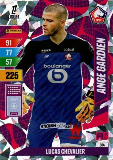 Sticker Lucas Chevalier - Ligue 1 2024-2025. Adrenalyn XL n. 354 - Panini